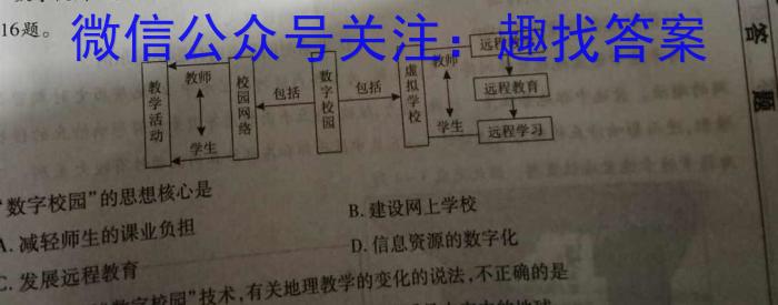 [今日更新]［江门一模］2024届广东省江门市高三年级第一次模拟考试地理h