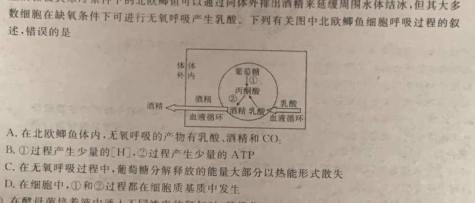 高才博学 河北省2023-2024学年度七年级第一学期素质调研三生物学部分