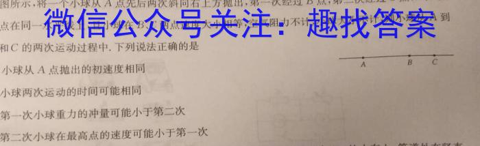 2024届内蒙古高三考试12月联考(24-186C)物理`