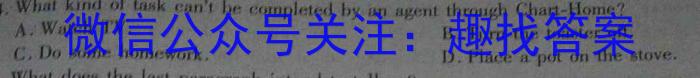 安徽第一卷·2023-2024学年安徽省九年级教学质量检测(12月)英语