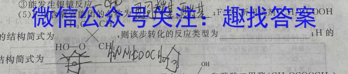 32024年普通高等学校招生全国统一考试·仿真模拟卷(五)5化学试题