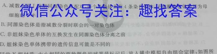 河南省2024年中招模拟考试试题(一)生物学试题答案