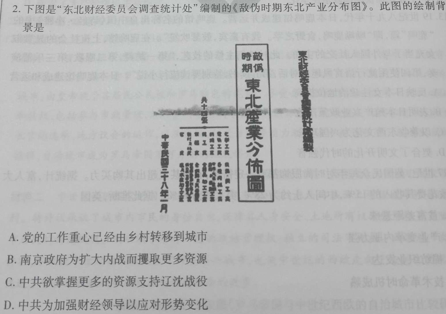 湖南省天壹2023年下学期高二12月联考思想政治部分