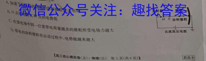 2024年湖南省高三名校联考模拟卷(一)q物理