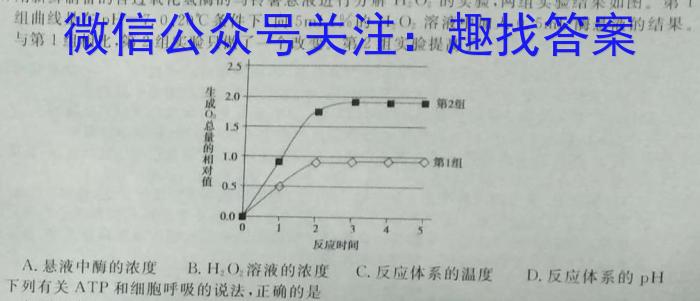 河南省普高联考2023-2024学年高三测评(四)4生物学试题答案