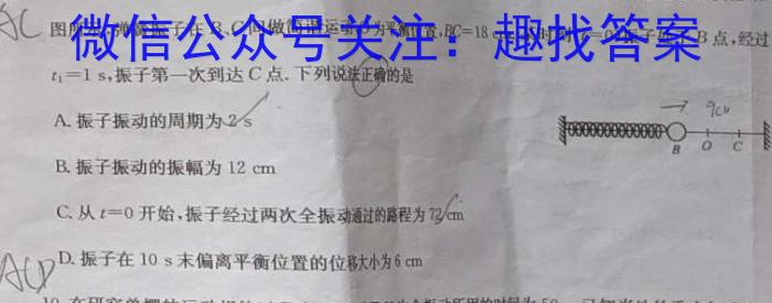 中考必刷卷·2024年名校内部卷四物理`