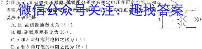 安徽省芜湖市2024年九年级毕业暨升学模拟考试(一)1物理