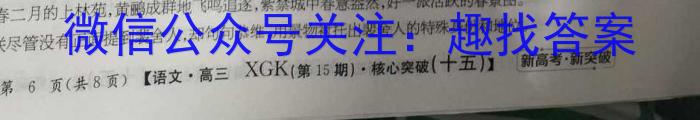 2024年河南省普通高中招生考试模拟试卷（一）/语文