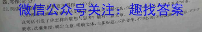 安徽省2026届七年级下学期期中考试（无标题）语文