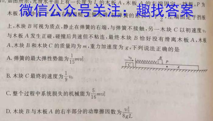 重庆2023-2024学年度高一中期考试(24-446A)h物理