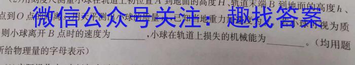 天一大联考 河南省2025届高三年级调研考试物理试题答案