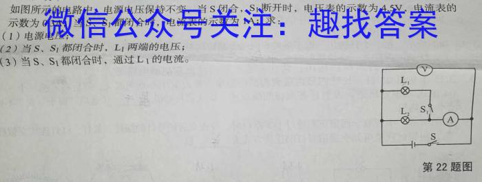 九师联盟 商丘领军联盟高二年级12月质量检测l物理