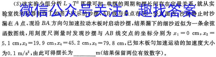 2024届衡水金卷先享题调研卷(贵州专版)二物理试卷答案