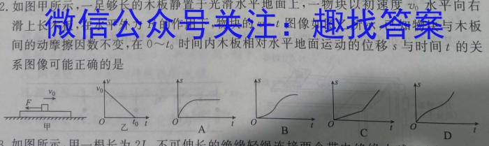 2024届河南省信阳高级中学高三高考模拟卷(十)物理试卷答案