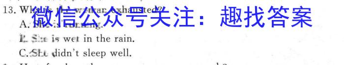 2024届广东省高州市高考适应性考试(24509C)英语