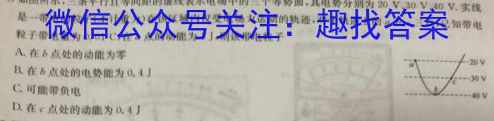 甘肃省酒泉市2023-2024学年高二下学期期中考试物理试卷答案