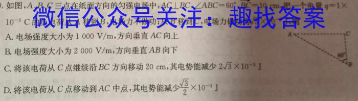 河北省2024年中考模拟示范卷 HEB(二)2物理`