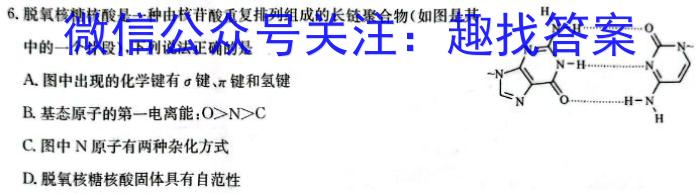 ［河南大联考］河南省2025届高三年级上学期8月联考化学