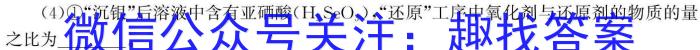 衡水金卷2024版先享信息卷答案 新教材卷四化学