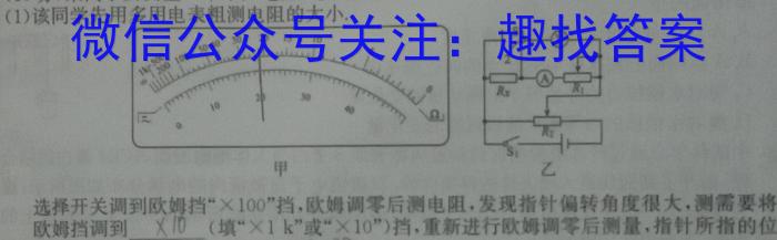河北省2024届高三年级大数据应用调研联合测评(Ⅵ)(物理)