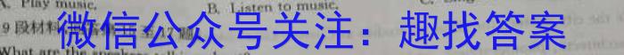 安徽省2024年九年级万友名校大联考试卷一英语试卷答案