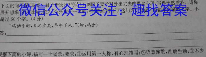 湖南省长沙市周南教育集团高二年级下学期入学考试语文