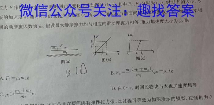 安徽六校教育研究会2025届高三新生入学素质测试物理试题答案