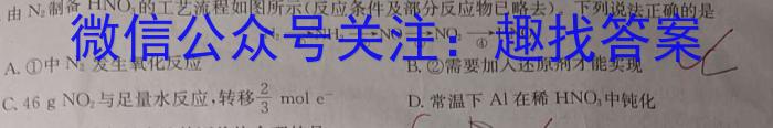 【精品】山西省2023~2024学年高二期中质量检测卷(242635D)化学