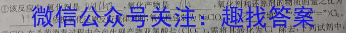 安徽省2024-2025学年高二年级上学期阶段检测化学