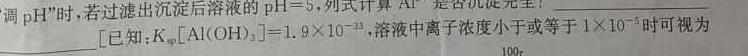 12024年陕西省初中学业水平考试信息猜题卷(A)化学试卷答案