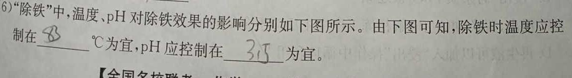 1天一大联考2024-2025学年（上）安徽高三8月份联考化学试卷答案