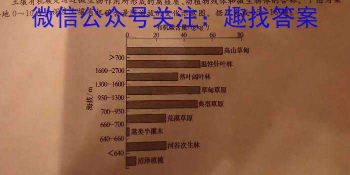 [今日更新]2024年河南省普通高中招生考试猜押卷(一)地理h