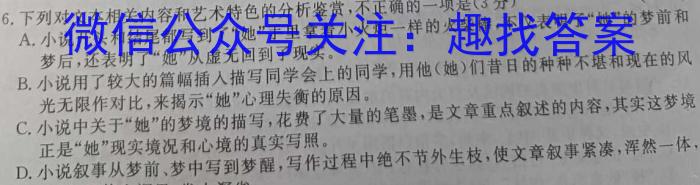 考阅评·大联考 2024年秋季广西示范性高二期中考调研语文