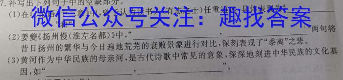 山东省高二2024年临沂市2022级普通高中学科素养水平监测试卷语文