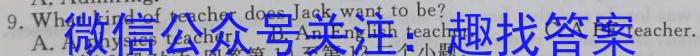 河南省2024年中考导航冲刺押题卷(九)英语