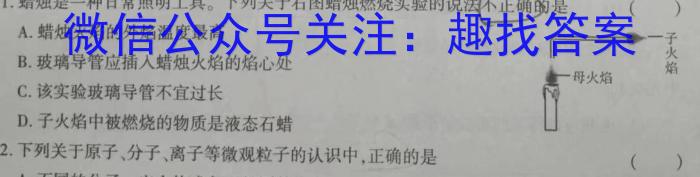 3晋文源·2024年山西省中考模拟百校联考试卷（一）化学试题