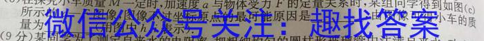 中考必刷卷·2024年安徽省八学业水平考试 压轴冲刺卷二物理试题答案