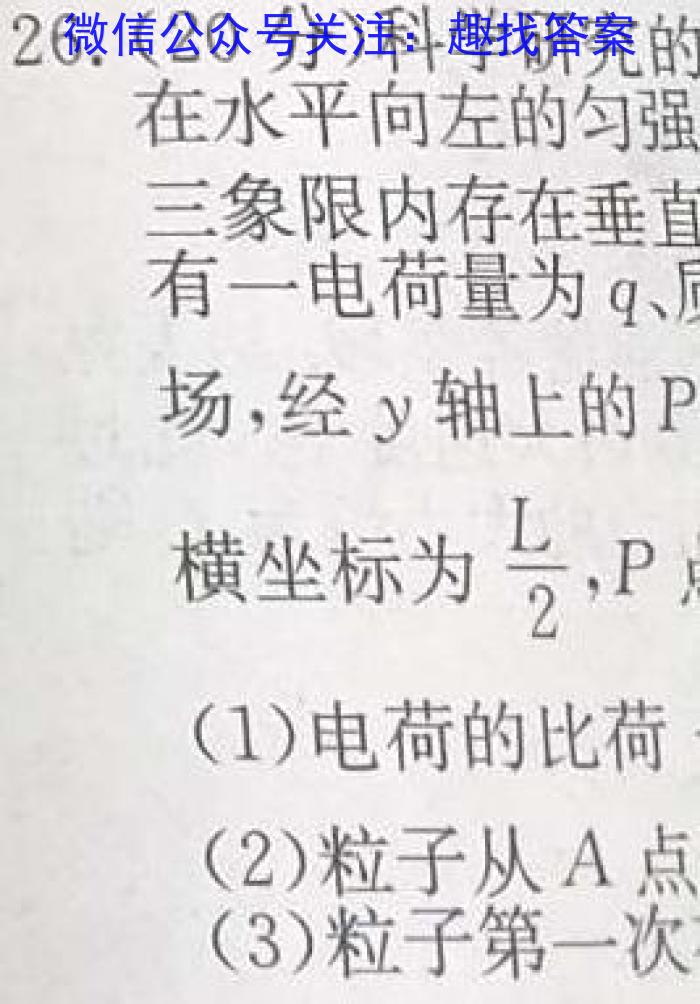 神州智达 2023-2024高三省级联测考试 冲刺卷Ⅰ(四)4物理`