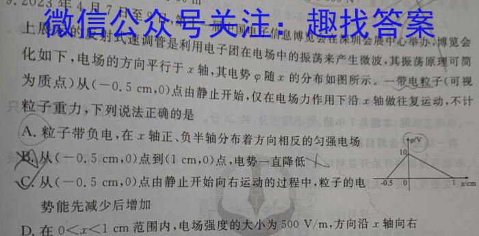 河北省2024届高三年级大数据应用调研联合测评（Ⅵ）物理