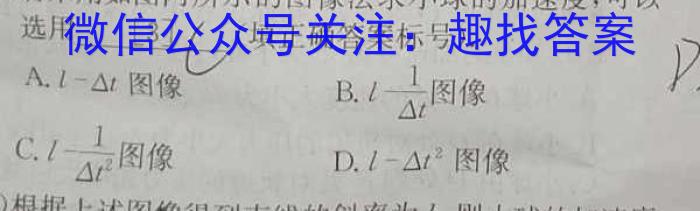 百校联赢·2024安徽名校大联考二2物理