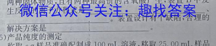 启光教育2024年河北省初中毕业生升学文化课模拟考试（六）化学