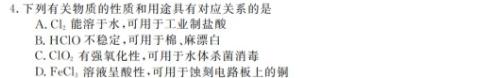 【热荐】河北省沧衡八校联盟高三年级2023~2024学年上学期期中考试(24-138C)化学