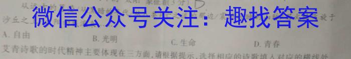 陕西省咸阳市2023-2024学年度第一学期七年级第二次作业C/语文