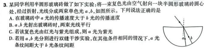 2024届普通高校招生全国统一考试仿真模拟·全国卷 YX-E(一)物理试题.