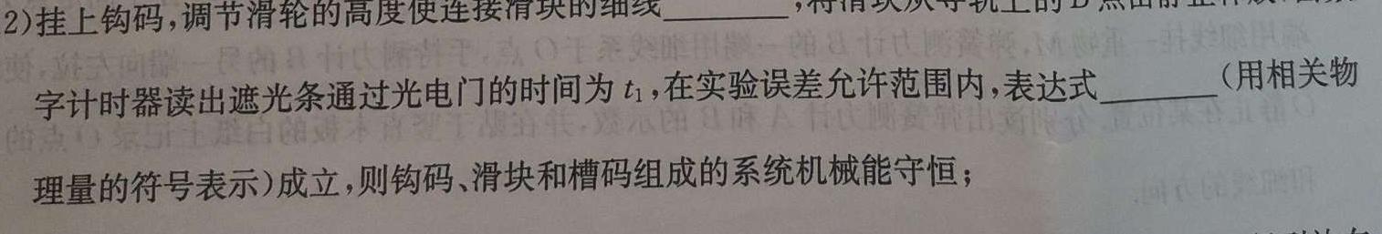 [今日更新]广东省2023-2024学年度高二年级11月联考.物理试卷答案