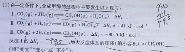 【热荐】1号卷 A10联盟2023级高一上学期11月期中考化学