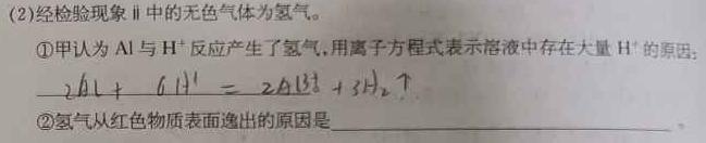 12024年普通高校招生选考科目考试仿真模拟卷(一)化学试卷答案