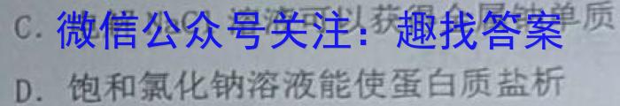 q河北省石家庄市赵县2023-2024学年度第一学期期中学业质量检测七年级化学