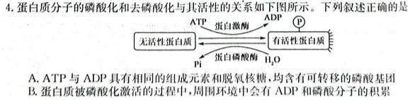 江西省2023-2024学年度七年级上学期第三次月考（二）生物学部分