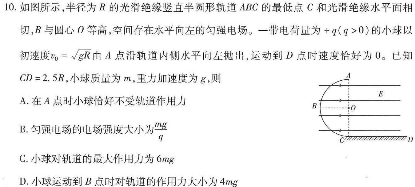 安徽省合肥市某校2023-2024学年九年级阶段检测物理试题.
